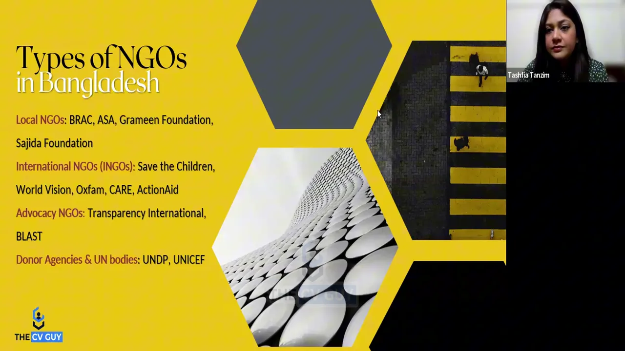 A slide from the Career Roadmap for NGO workshop