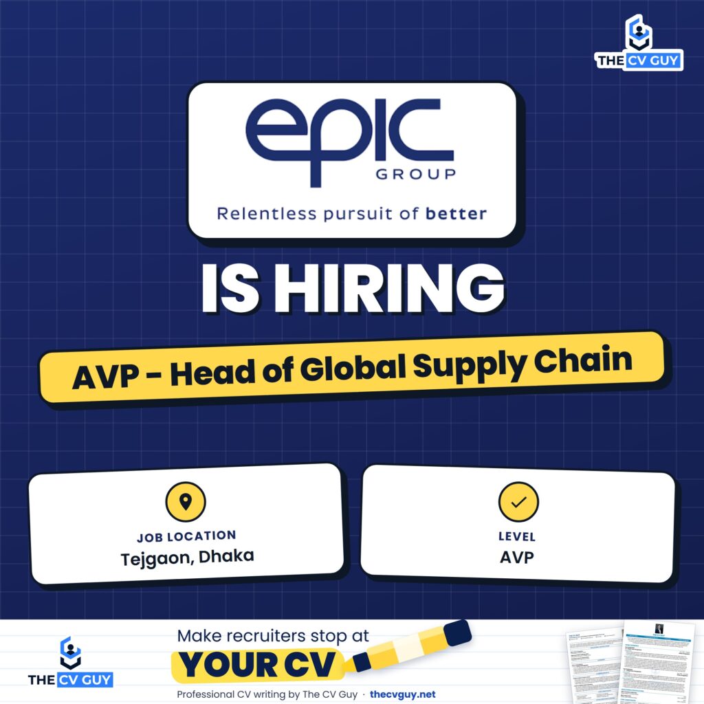 epic group avp head of global supply chain