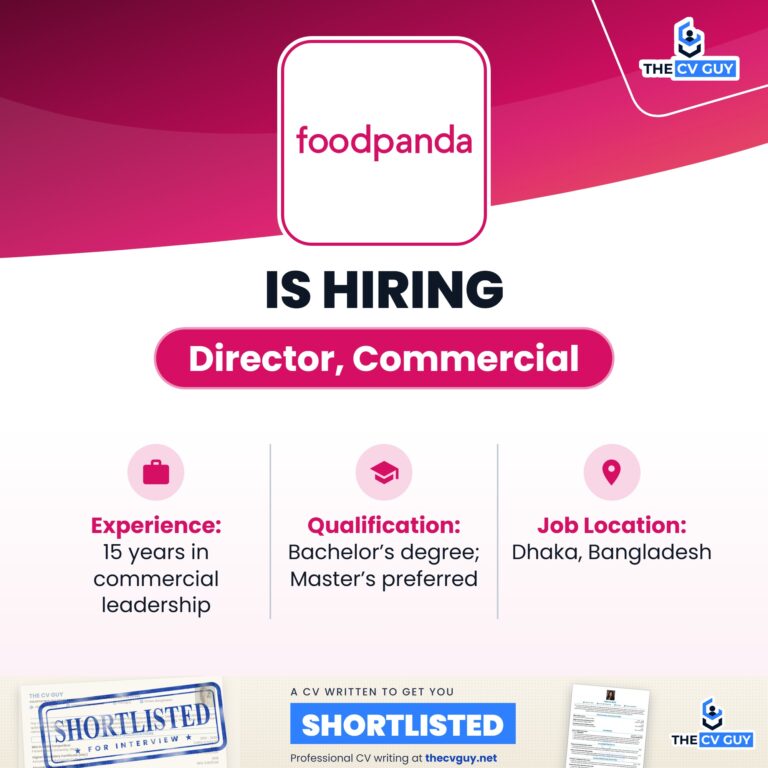 foodpanda Bangladesh is hiring Director, Commercial
