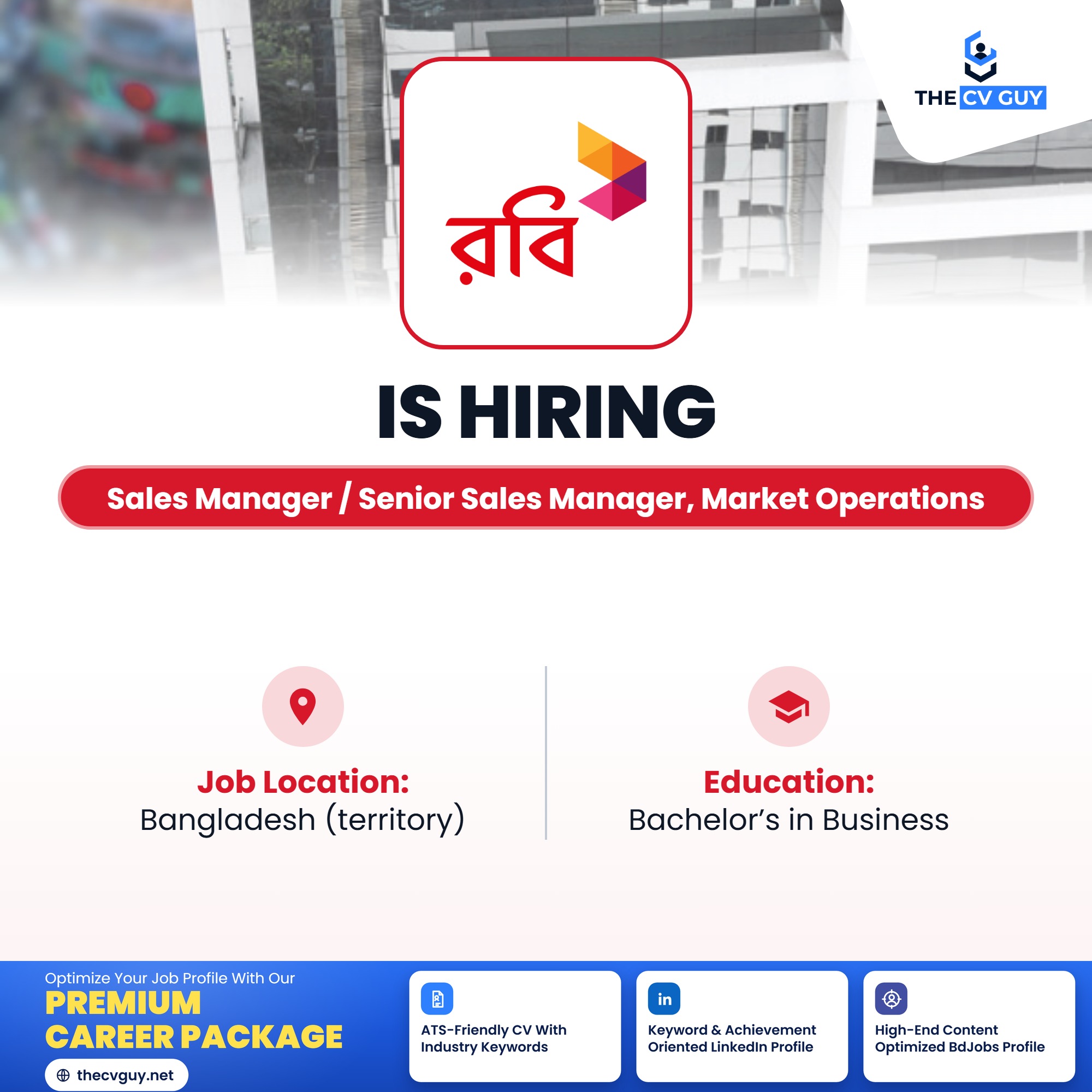 robi sales manager market operations