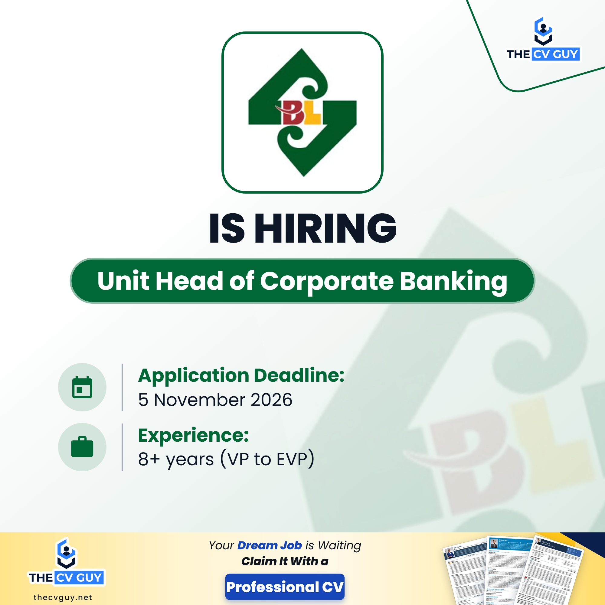 standard islami bank unit head corporate banking