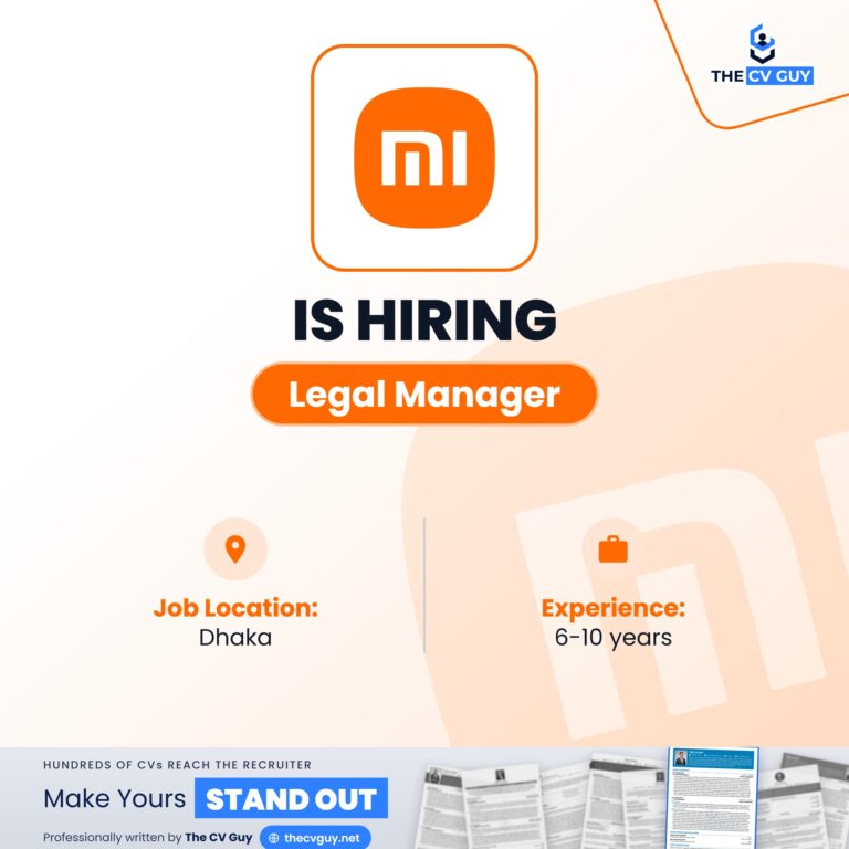 xiaomi bangladesh legal manager